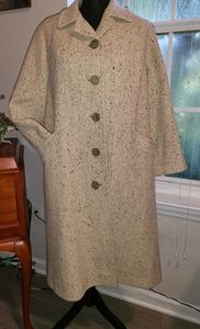 VINTAGE BROMLEIGH FASHION LONG COAT IN LARGE-XL